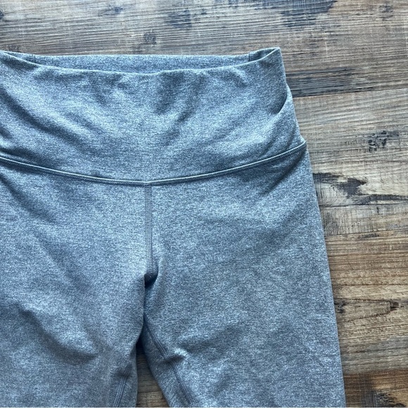Lululemon Womens True Self Crop II Heathered Slate Grey Leggings Size 4 - Picture 2 of 7